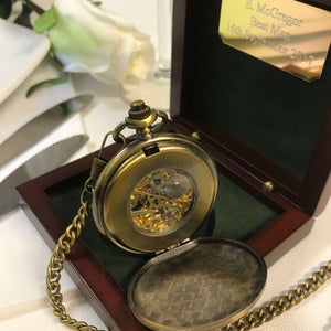The Windsor - Brass Antique Steampunk Pocket Watch **CURRENTLY OUT OF STOCK**